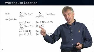 Discrete Optimization || intuition relaxation branch and bound knapsack warehouse location  26 16