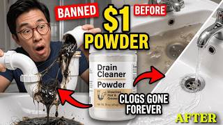 STOP PAYING $300 For Plumbers! This $1 Powder Clears Clogs FOREVER. (BURIED in 1953)