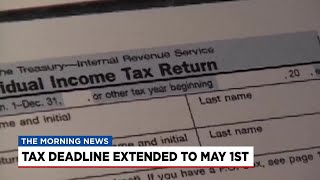 Tax deadline extended to May 1st