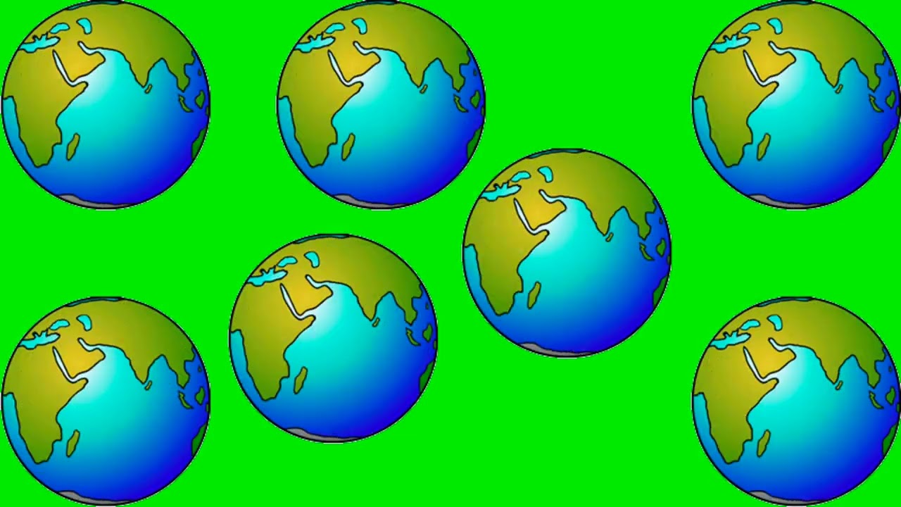 Earth Green screen 4k video video