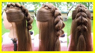 How To: Half Up Pull Through Braid | HairStyles Official