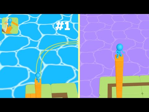 Connect To Stack - New Release - Hyper Hybrid Casual - Gameplay Walkthrough (iOS & Android)