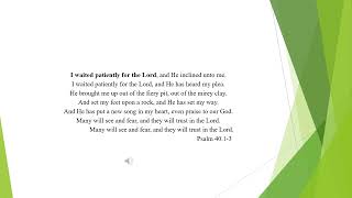 The Psalms For Today