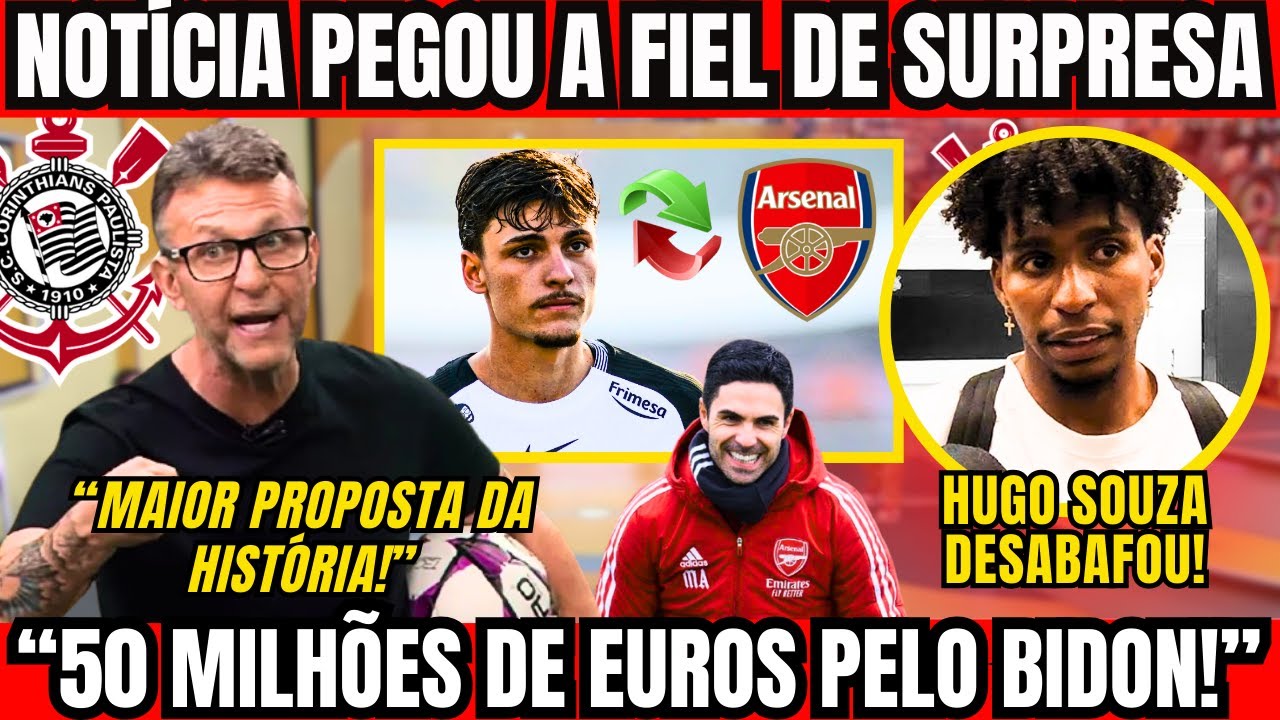 PROPOSTA MILIONÁRIA DE 50 MILHÕES DE EUROS DE GIGANTE EUROPEU PARA O CORINTHIANS POR BRENO BIDON