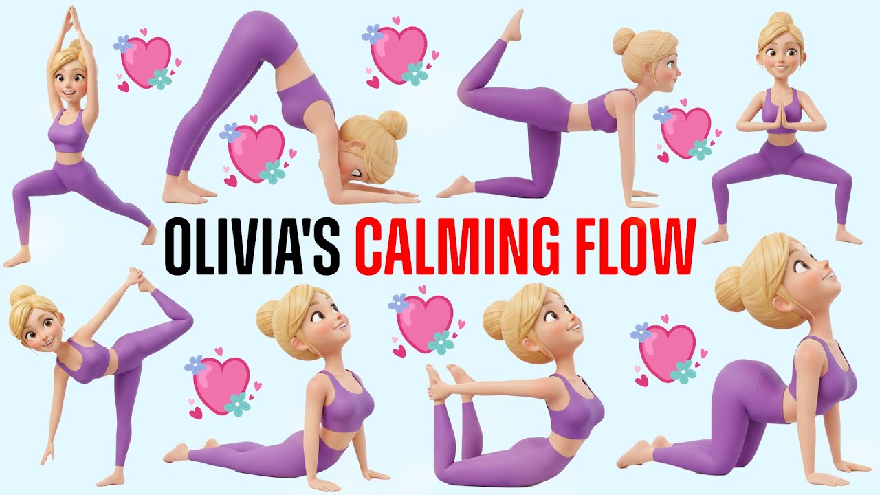 Olivia's Calming Flow: Yoga for Overthinking | Yoga for Children | Yoga for Health | Yoga Tribe