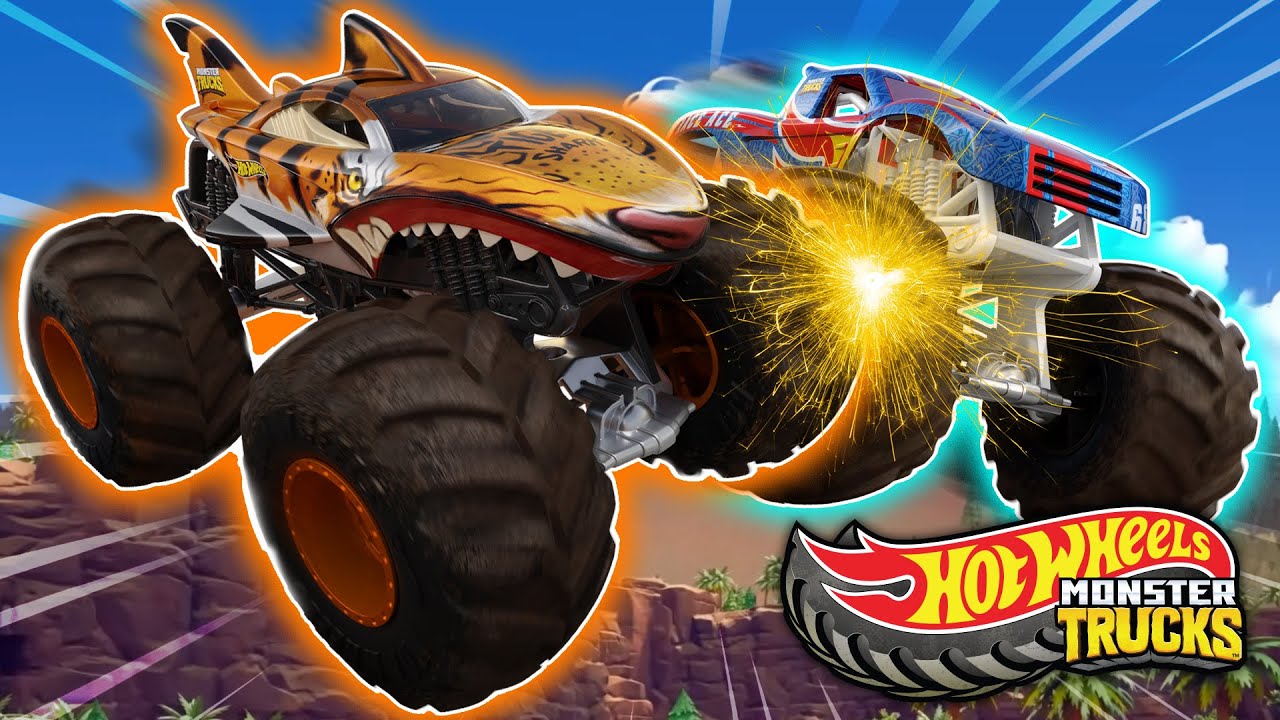 💥 Große Crashes. 💥 Große Stunts. 🚛 Monster Trucks! | Hot Wheels