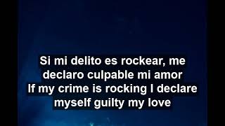 Video thumbnail of "Moderatto - Si mi delito es rockear (Lyrics in English - Spanish letra) Learn Spanish with music!"