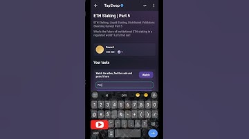 ETH Staking | Part 5 : Tapswap Cinema Code
