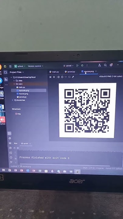 #Python Qr code - YouTube