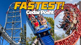 Top 10 Fastest Roller Coasters at Cedar Point!