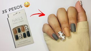TRYING OUT FAKE NAILS FROM SHOPEE