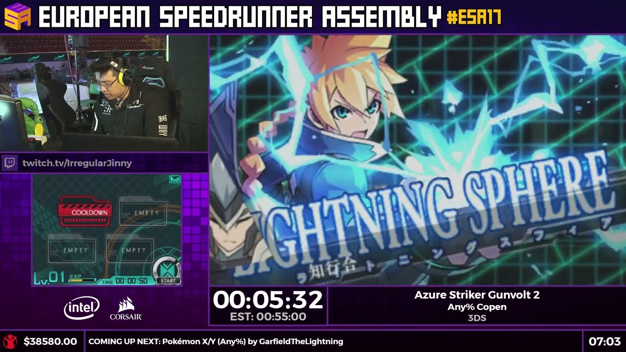 Azure Striker Gunvolt 2 (Any% Copen) by Irregularjinny - 