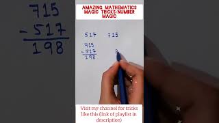 Maths Magic Tricks 1| Mind Reading 😱  #trendingshorts #shorts #mathsmagictrick #viralshorts