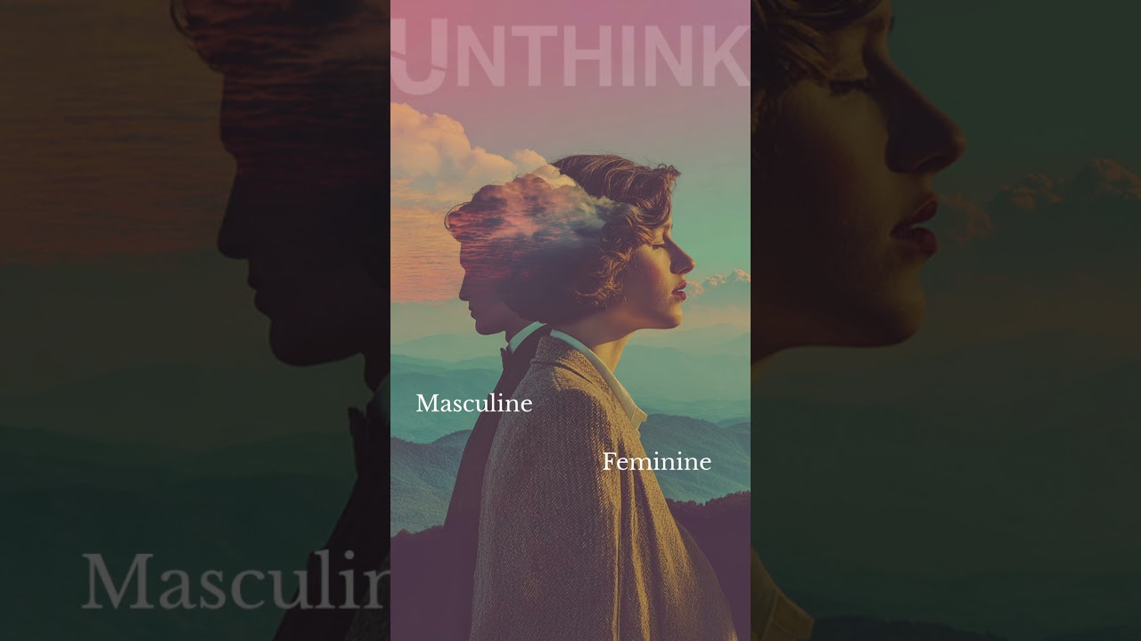 Every man carries a hidden woman, every woman a hidden man. 