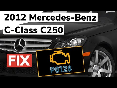 How to: Fix P0128 Trouble Code Mercedes 2012 C250 1.8 Turbo Engine Thermostat Replacement