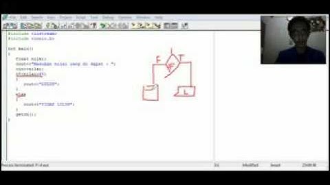 Belajar C++ (Operasi penyeleksi kondisi - Pernyataan if dan else)