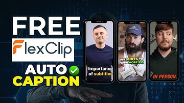 FlexClip AI: Generate Subtitles for ANY VIDEO😱 - FlexClip AI Auto Subtitle