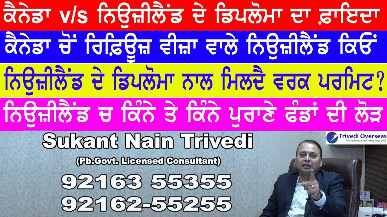 top gun Canada ਤੋਂ Refuse Students ਲਈ ਵੱਡਾ ਮੌਕੇ ? Canada I Newzealand I Study Visa Rules
