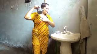 Open Bathing Bathing Vlog Desi Bath Sardi Me Nahane Ka Maza Aa Geya Village Life 2023