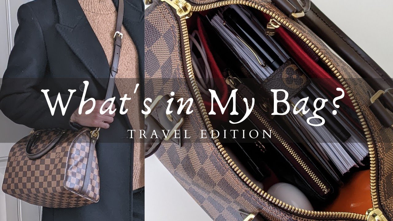 WHAT'S IN MY BAG : Speedy 25 Louis Vuitton 