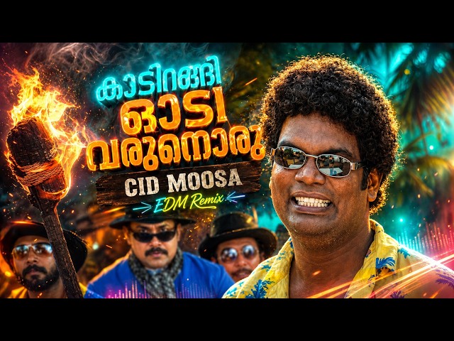 കാടിറങ്ങി ഓടി വരുമൊരു | Kaadirangi EDM mix | C.I.D. Moosa #malayalamsong #viralsong