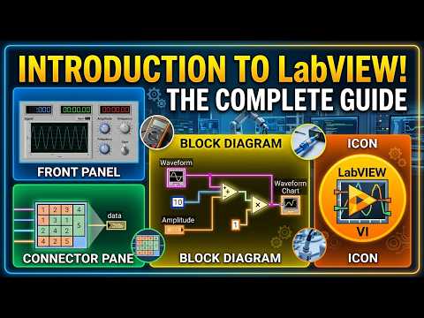 LabVIEW VI Components: Front Panel, Block Diagram, Connector and Icon
