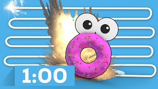 🍩 1 Minute Doughnut Bomb Countdown Timer! ⏰  Can You Handle The Doughnut Dash?