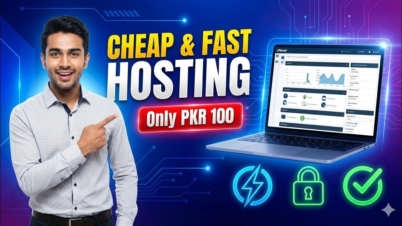How to Buy Cheap Hosting in Pakistan | Fast & Secure Hosting Only PKR 100
