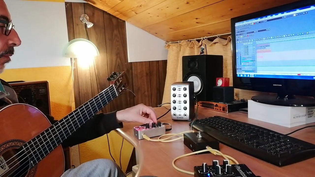 test 3 Warm up preamp guitar nylon strings YouTube