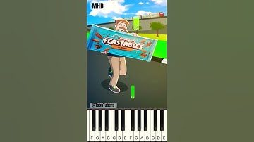 Mr.Beast Running With Bigger And Bigger @TheToonTubers - Piano Tutorial