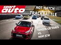 Toyota GR Yaris vs. Mini JCW | Hot Hatch Trackbattle Teil 1 | sport auto