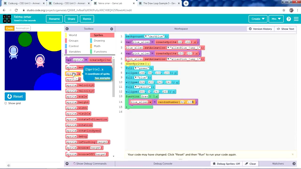 What's your anime name ? - App Lab - Code.org