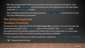 Mastering PowerShell Time Elapsed in Calculated Property from FromFileTime