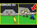 KEREM KOMİSER KORKUNÇ EVE GİRDİ SHREK'İ BULDU! 😱 - Minecraft