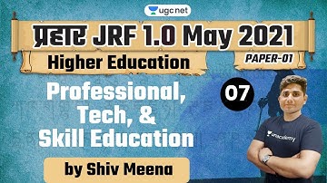 08:30 AM - JRF 1.0 May 2021 | Higher Education by Shiv Meena | Professional, Tech, & Skill Education