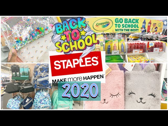 vs. Staples for back-to-school supplies