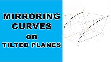 Mirroring curves on Tilted planes I Perspective Drawing Tutorials I How to draw