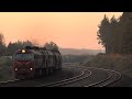 Тепловоз 2М62К-0486 с грузовым поездом / 2M62K-0486 with freight train