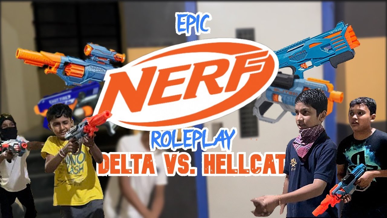EPIC NERF ROLEPLAY - Delta VS. Hellcat | Dynamic Fusion | Nerf War Roleplay