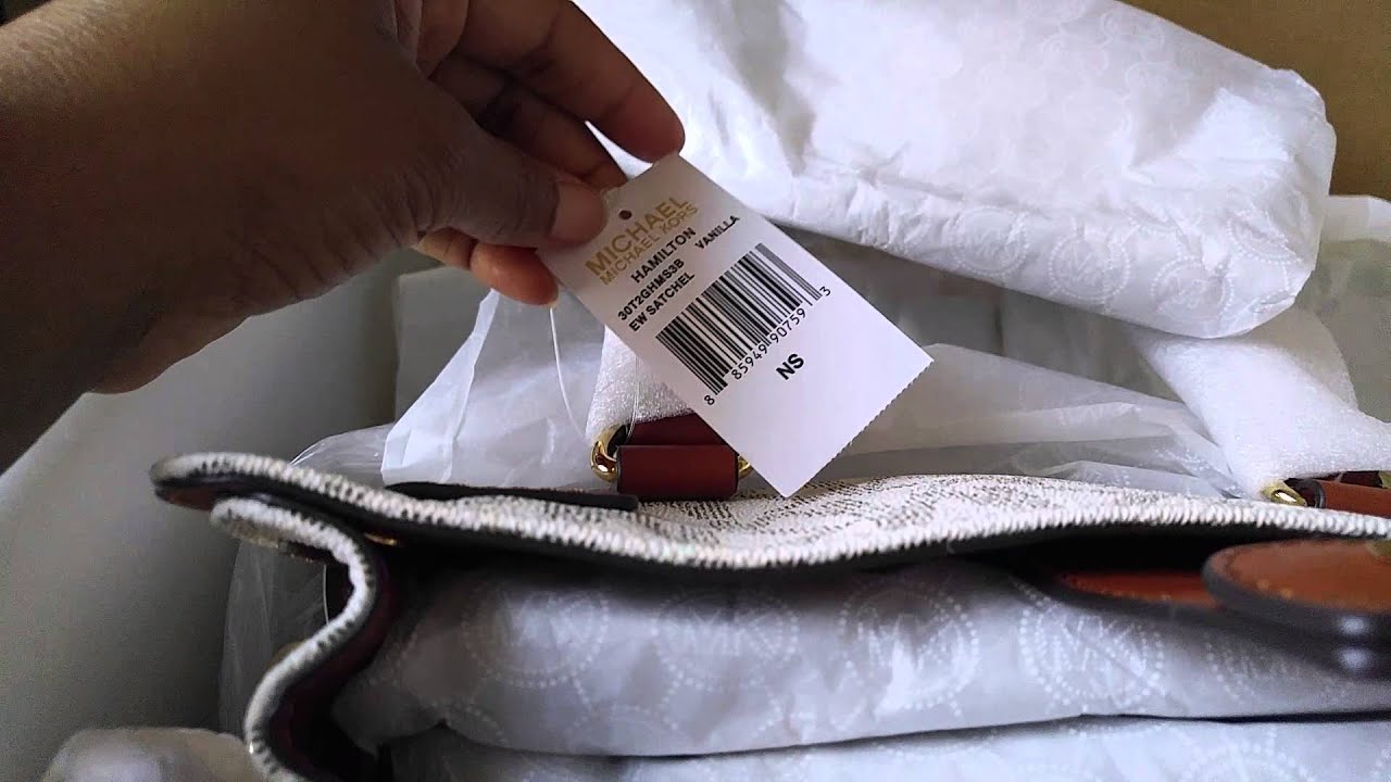 Unboxing] MICHAEL KORS Jet Set Small Saffiano Leather Chain