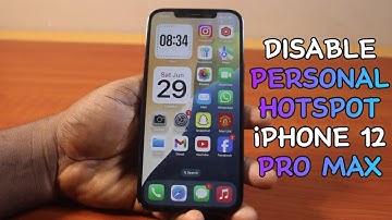 How to Disable Personal Hotspot on iPhone 12 Pro Max