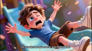 SCARY Playground Slide FAIL | Max's Fall