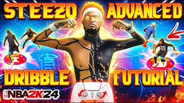 THE #1 STEEZO ADVANCED DRIBBLE TUTORIAL IN NBA 2K24 W/HANDCAM [HOW TO COMBO WITH GLITCHY MOVES!!!]
