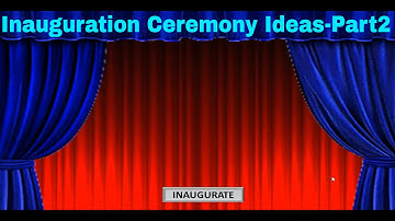 Inauguration Ceremony Ideas-Part 2 | Curtain Animation in PowerPoint