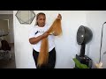 How to stretch Kanekalon hair for braiding Knotless braids