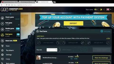 csgofast.com  roullete / free points / withdraw ok !