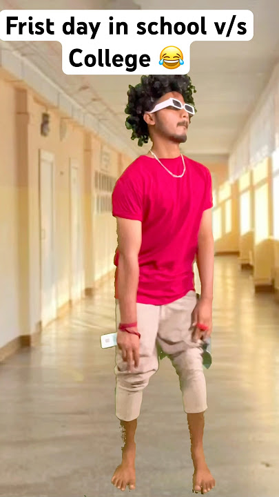 First day in School v/s College 😂#comedy #shortvideo #crazyboyrajashekhar
