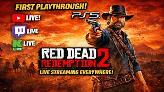 Red Dead Redemption 2 PS5 First Playthrough LIVE | Full Story Walkthrough Stream EP. 18