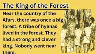 King Of The Forest | Learn English Through Story Level 1 | graded readers🌟 | English story | Audio