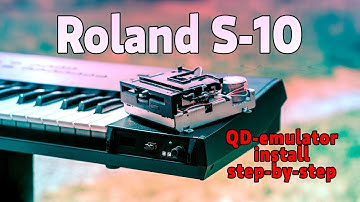 Roland S-10 | Install a QD emulator - step by step